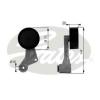 GATES T38065 Tensioner Pulley, v-ribbed belt