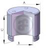 AUTOFREN SEINSA D025269 Piston, brake caliper