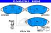 ATE 13046027642 Brake Pad Set, disc brake