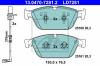 ATE 13047072812 Brake Pad Set, disc brake