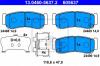 ATE 13.0460-5637.2 (13046056372) Brake Pad Set, disc brake