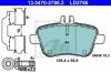 ATE 13047027862 Brake Pad Set, disc brake