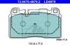 ATE 13047048792 Brake Pad Set, disc brake