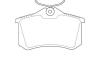 WAGNER WBP20961B Brake Pad Set, disc brake