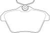 WAGNER WBP21605A Brake Pad Set, disc brake