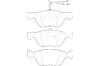 WAGNER WBP21636A Brake Pad Set, disc brake