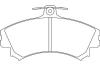 WAGNER WBP21796A Brake Pad Set, disc brake