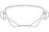 WAGNER WBP23557A Brake Pad Set, disc brake