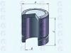 ERT 151248-C (151248C) Piston, brake caliper