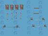 ERT 310017 Accessory Kit, parking brake shoes
