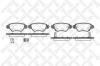 STELLOX 696022BL-SX (696022BLSX) Brake Pad Set, disc brake