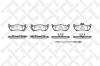 STELLOX 709011BL-SX (709011BLSX) Brake Pad Set, disc brake