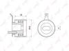 LYNXauto PB-1012 (PB1012) Tensioner Pulley, timing belt