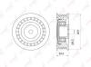 LYNXauto PB-5036 (PB5036) Tensioner Pulley, v-ribbed belt