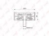 LYNXauto PB-7124 (PB7124) Deflection/Guide Pulley, v-ribbed belt