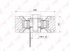 LYNXauto PB-7232 (PB7232) Deflection/Guide Pulley, v-ribbed belt