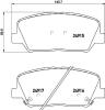 HELLA PAGID 8DB355020-591 (8DB355020591) Brake Pad Set, disc brake