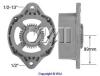 WAIglobal 21-168 (21168) Mounting, alternator
