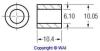 WAIglobal 62-1201 (621201) Bush, starter shaft