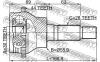 FEBEST 0510-CX7A44R (0510CX7A44R) Joint, drive shaft