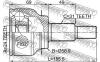 FEBEST 0510-GJAT (0510GJAT) Joint, drive shaft