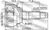 FEBEST 2110-TKE (2110TKE) Joint, drive shaft