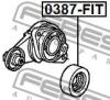 FEBEST 0387-FIT (0387FIT) Tensioner Pulley, v-ribbed belt