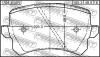 FEBEST 1701-GVIR (1701GVIR) Brake Pad Set, disc brake