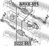 FEBEST NRKB-S51 (NRKBS51) Bellow, steering