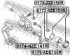 FEBEST 0173-NZE151R (0173NZE151R) Bellow, brake caliper guide