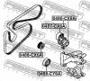 FEBEST 0488-CY6A (0488CY6A) Deflection/Guide Pulley, v-ribbed belt