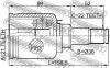 FEBEST 2111-FUSATLH (2111FUSATLH) Joint, drive shaft