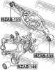 FEBEST MZAB155 Control Arm-/Trailing Arm Bush