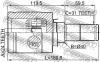 FEBEST "0511-GJATLH" (0511GJATLH) Joint, drive shaft