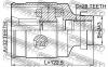 FEBEST "0511-MZ5RH" (0511MZ5RH) Joint, drive shaft
