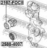 FEBEST 2588-4007 (25884007) Deflection/Guide Pulley, v-ribbed belt
