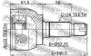 FEBEST "2910-FLIIR" (2910FLIIR) Joint, drive shaft