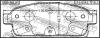 FEBEST 1801-ASJR (1801ASJR) Brake Pad Set, disc brake