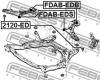 FEBEST 2120-ED (2120ED) Ball Joint