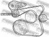 FEBEST 2187-CA2 (2187CA2) Tensioner Pulley, v-ribbed belt