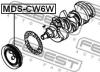 FEBEST MDS-CW6W (MDSCW6W) Belt Pulley, crankshaft