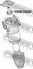 FEBEST VWSSTOUAR Mounting, shock absorbers