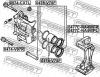 FEBEST 0477C-NA4WFR (0477CNA4WFR) Brake Caliper Bracket Set