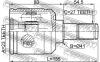 FEBEST 1211SANFE4WD Joint, drive shaft