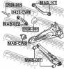 FEBEST 2530-001 (2530001) Caster Shim, axle beam