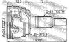 FEBEST 3210-ESCIII (3210ESCIII) Joint, drive shaft