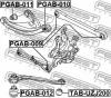 FEBEST PGAB-010 (PGAB010) Control Arm-/Trailing Arm Bush