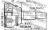 FEBEST "0110-GGL15A48" (0110GGL15A48) Joint, drive shaft