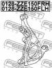 FEBEST 0128-ZZE150FRH (0128ZZE150FRH) Stub Axle, wheel suspension
