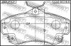 FEBEST 2001-PTCF (2001PTCF) Brake Pad Set, disc brake